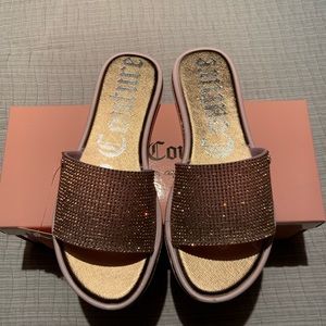 Juicy Couture Yippy sandals. Brand new in box!